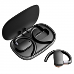 BS08 Wireless BT 5.3 k&otilde;rvaklapid &otilde;hujuhtivusega mitte-k&otilde;rvasisene disainiga laadimis&uuml;mbris Kaasas IPX7 must