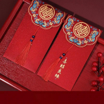 5 tk punased pulma&uuml;mbrikud Tassel Kawaii paberist &uuml;mbrikud &otilde;nnistustasku Hongbao Lucky Money Kassakott Kingituste pakkimiskott