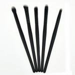 Silmameigipintsel Basic Eyeshadow Meigipintslid Must Lauv&auml;rv Smudge Crease kosmeetikavahendid must