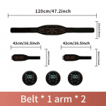 K&otilde;hulihaste toniseeriv v&ouml;&ouml; EMS lihasstimulaator k&otilde;hulihaste treener Lihastooner USB laadimine keha vormimine kaalust alla v&otilde;tta rasvap&otilde;letus Fitness Unisex