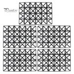 5 tk lillepotihoidja taimealus, tugev kandev&otilde;ime, suure mahutavusega &otilde;hutus &auml;ravoolu v&auml;ljas istutusmasina potialus Taimekasvatuskottide hoidik 24PCS