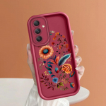 Pehme silikoonist ruudukujulise redeliga printimismustriga telefoni korpus T&auml;iskaanega kaamera p&otilde;rutuskindel kaitse kummist &uuml;mbris Samsungile Samsung M11 must