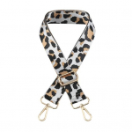 Koti &otilde;larihm Peen roostevastane klamber, reguleeritava pikkusega kaasaskantav leopardprinteriga k&auml;ekott &otilde;larihma kotitarvikud valge/hall