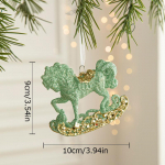 1tk j&otilde;ulupuu rippuv kaunistus plastikust roheline liblikas rippuv j&otilde;ulud Uus