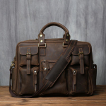 Retro meeste nahast k&auml;ekott Pealmine kiht veisenahast portfell suur reisikott Hobuse nahast s&uuml;learvuti &otilde;lakott tumepruun v&auml;rv