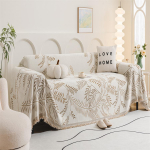 Kootud puuvillane diivani kate Diivani tekk elutoa m&ouml;&ouml;bel Dapestry diivan Coverecor T 180 X 130