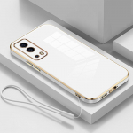 Vivo Y72 5G &uuml;mbris, luksuslik ruudukujuline kattega Vivo Y52 5G telefoni&uuml;mbris, vivo Y75S Y72 Y52 l&ouml;&ouml;gikindel silikoon, V2041, v2053 tagakaas For vivo Y72 5G&Case & Strap