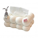 Sidekarbi hoiuhoidik, suure mahutavusega vedrudisain, h&otilde;lpsasti kasutatav Luksuslik kodu siidipaberi korraldaja t&ouml;&ouml;lauakaunistus A must