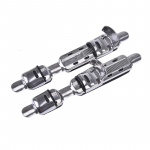 2 tk roostevabast terasest &otilde;ngeritvade ratta istme varraste vardade klambrirulliga