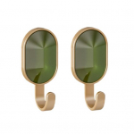 2 tk Hoiukonks, stantsivaba seinakinnitus Traceless Light Luxury Door Isekleepuv riidepuu konksud majapidamistooted sinine