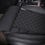 Nahast autoistme pikenduspadi jalatoe padi p&otilde;lvekaitse pikamaas&otilde;idukontori kodu juhi kaitsematt must