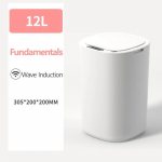 Nutikas anduriga pr&uuml;gikast Automaatne valge pr&uuml;gikast K&ouml;&ouml;k Vannituba Veekindel 12L Elektriline pr&uuml;gikast 12L valge