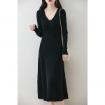 Naiste ka&scaron;miirkleit Qinghe ka&scaron;miir 30% ka&scaron;miir 70% vill s&uuml;gis-talvine ka&scaron;miir seelik pehme ja soe XXL must