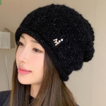 Elegantsed Luksuslikud m&uuml;tsid Naiste Elegantsed Imitatsioonid K&auml;sikonks K&uuml;&uuml;liku Karusnahast M&uuml;ts Korea Talvine K&otilde;rvakaitse Soojad Kootud M&uuml;tsid M（56-58cm） must
