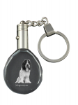 Schapendoes, Dutch Sheepdog, Nederlandse Schapendoes - pendant with a photo of a dog, crystal key ring in a gift box, a unique gift by Art-Dog