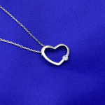 925 Sterling Silver Heart Ripats Choker Rhinestone Aaaa Cz Kaelakee Luksuslikud peened ehted kaelakeed Naiste kaelarihmad 40cm+5cm