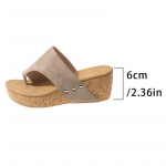 moodsad Naiste Paksude Platvormidega Varbavahega Sandaalid Moodsad Neetidega Kiiludega Kontsaga Pl&auml;tud Suvine Mitme Paksuse Tallaga Suur Suurus 43 Zapatos 36 beež