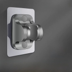 Survega du&scaron;ipeakomplekt koos massaažid&uuml;&uuml;siga &ndash; mulgustus pole vajalik Shower head punch-free bracket