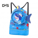 Laste ujumiskott multifilm tr&uuml;kitud n&ouml;&ouml;riga seljakott Kerge rannabasseini j&otilde;usaali kott veekindel spordi hoiukott L sinine