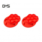 1/2 tk silikoonist hamburgeri k&uuml;psetusmasina s&uuml;gavk&uuml;lmikukonteiner Mittekleepuva burgeripressi vorm vorsti veiseliha jaoks Kuusnurkse kujuga BPA-vaba grilli tarvik 1pc