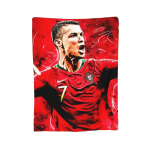 CR7 Cristiano tekk Pehme soe flanell tekk vooditekk voodi jaoks elutoa pikniku reisi kodu diivan 50x60in