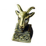 Loomade miniatuursed klassikalised sodiaagikujukesed dekoratiivsed messingist kulumiskindlad, vastupidavad igap&auml;evaseks eluks Goat