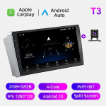 Autoraadio Android Auto Carplay Toyota Avensis T250 2003-2008 Multimeediumipleieri peakomplekt Stereo GPS Navigatsioon BT WIFI 2+32GB 2+32GB