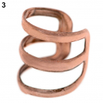 Punk Rocki k&otilde;rvaklambriga mansettk&otilde;rvar&otilde;ngad ilma augustamiseta, klambriga ehted naistele, pidulik MIT kuld