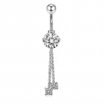 Tsirkoon Kuu Star S&uuml;dame Ripats Naba Piercing Ornament Liblikas Vesi Tilk K&otilde;hu n&ouml;&ouml;bi s&otilde;rmus Naistele Keha augustamine Ehted A3