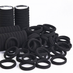Nailon-puuvillane 5 cm elastsed juuksepaelad t&uuml;drukutele, peapael, juukseaksessuaarid 5cm must