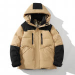 Meeste udune jope uus talvine &otilde;mblustega paksendatud trendikas br&auml;nd t&ouml;&ouml;riietus kapuutsiga jope jakk soojad &uuml;laosad meeste riided M