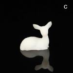 1 tk Mini vaiguhirv j&otilde;ulumets p&otilde;der valge magustoidulaua kaunistus H&auml;id j&otilde;ule kodu lastele aasta kingitus