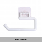 K&ouml;&ouml;gi paberr&auml;tikuriiul Puntsivaba plastikust laiska kaltsuhoidja J&auml;lgedeta rullpaber, toidukilest seinariiul hoiuriiul Length: 14.5cm valge