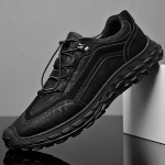 Meeste vabaaja nahast kingad Hingavad tossud Jalutusjalatsid N&ouml;&ouml;ritav kleit Lamedad 39 khaki