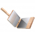 Puidust Pressitud Pelmeenitaigna Rullimislaud Riisikoogi Vorm Qingmingu Puuviljade Kleepuva Valmistamiseks Pizza Roostevabast Terasest Press 27.30X20.40X14.50CM