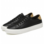 Ehtsast nahast madala s&auml;&auml;rega meeste tossud pehmed paeltega rula jalan&otilde;ud meestele uus disain mitmek&uuml;lgsed tossud kvaliteetsed meeste jalutusk&auml;igujalan&otilde;ud 38 must