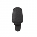 Auto p&auml;ikesesirm Klamber Prillid Kaardid Auto P&auml;ikeseprillid Visiir Prillide Hoidik P&auml;ikeseprillid Klambrihoidja Pu Nahast prillide tugi must