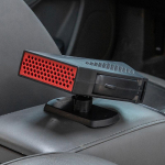 Hipacool 12V autosoojendus esiklaas Kiirsoojendus Sulatus Udu eemaldamine Sigaretis&uuml;&uuml;taja 360&deg; P&ouml;&ouml;ratav Talvesoojendaja must