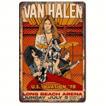 Klassika rokkb&auml;nd &ldquo;Kiss Revenge&rdquo; Vintage Art Metal Plakat Retro Man Cave Music Club Baar Pubi Kohvik Dekoratiivsed plaadid 20x30cm