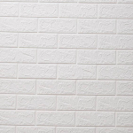 70cm*1m 3D isekleepuv tapeet pidev veekindel telliskiviseina kleebised elutuba magamistuba lastetuba kodukaunistus 70cmX1m valge