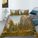 3D Roheline Juga &Otilde;liv&auml;rvi Prindid Voodipesu Komplekt Tekikott Padjap&uuml;&uuml;ridega Twin Kuninganna Kuningas Suurused 2/3 tk EU single(135x200cm)