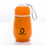 Kaasaskantav Laste Termos Roostevabast Terasest Pingviini Mustriga Vaakumkolb Vastupidav Kohvi Termos Tihendav Veetass Majapidamisveekeetja 200ml oranž