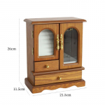 &Uuml;hev&auml;rviline retro lihtne ehtekarp Kaelakee S&otilde;rmus K&otilde;rvar&otilde;ngad Ehted Aksessuaarid Peen hoiukarp 21.5&times;11.5&times;26