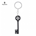 Halloweeni metallist v&otilde;tmeskeleti rekvisiidid Neil Gaiman Black Treasure Chest Key kaelakee
