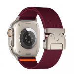 Nailonrihm Apple Watch Ultra 2 Band 49mm 45mm 41mm 44mm 46mm 42mm 38mm 40mm punutud elastne k&auml;ev&otilde;ru IWatch Series 10 9 8 7 6 SE jaoks 38mm 40mm 41mm