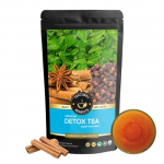 TEACURRY Detox Tea Herbal - 15 teepakki | Aitab maksa Detox, soole tervise | Detox rohelise tee kotid | 100% looduslik | Detox rohelise tee lehed
