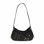 Premium Retro messenger kott Naiste trendi punk stiilis vedurikott Moodne mitmek&uuml;lgne &otilde;lakott 28*7*15 khaki