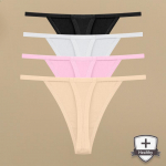 4 tk Naiste puuvillased stringid Seksikad &otilde;hukese v&ouml;&ouml;kohaga aluspesu J&auml;ljeta madala v&ouml;&ouml;kohaga G-string Sport T-seljaga Hingavad alusp&uuml;ksid S-XL S&4pcs