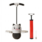 Pogo h&uuml;ppepall h&uuml;ppav tasakaalulaud treening l&otilde;bus kepp spordi keha jaoks roosa