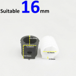 8 tk plastist toolijalad libisemiskindlad U-t&uuml;&uuml;pi toruklambrid kodukontori laua tooli jalapadjad kate Mute p&otilde;randa torukaitse Black-8Pcs